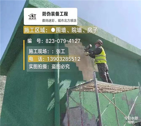 柳州设备迷彩喷涂,迷彩漆施工