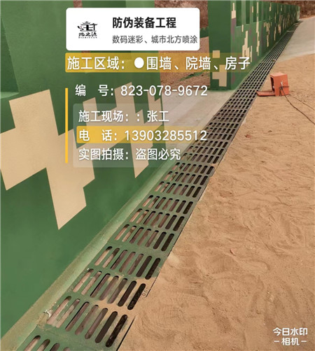 柳州 例如在抖音上有“迷彩墙，外围墙面挡 - 星空数码迷彩漆施工队