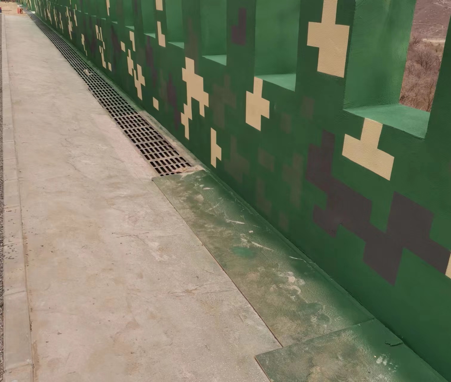 柳州围墙迷彩喷涂,数迷彩漆